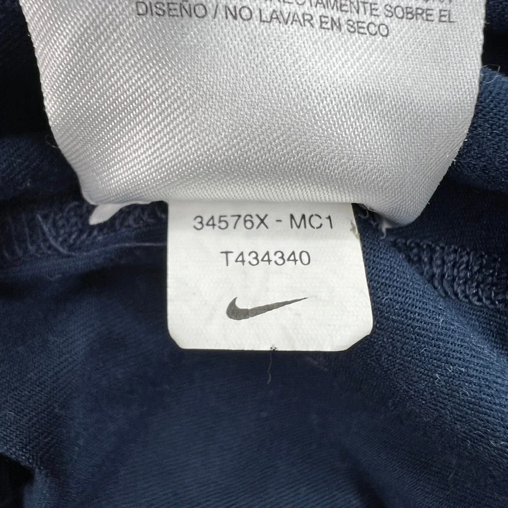 Nike Michigan Wolverines Quarter Zip Dri-Fit Athletic Pullover Women L Navy Blue